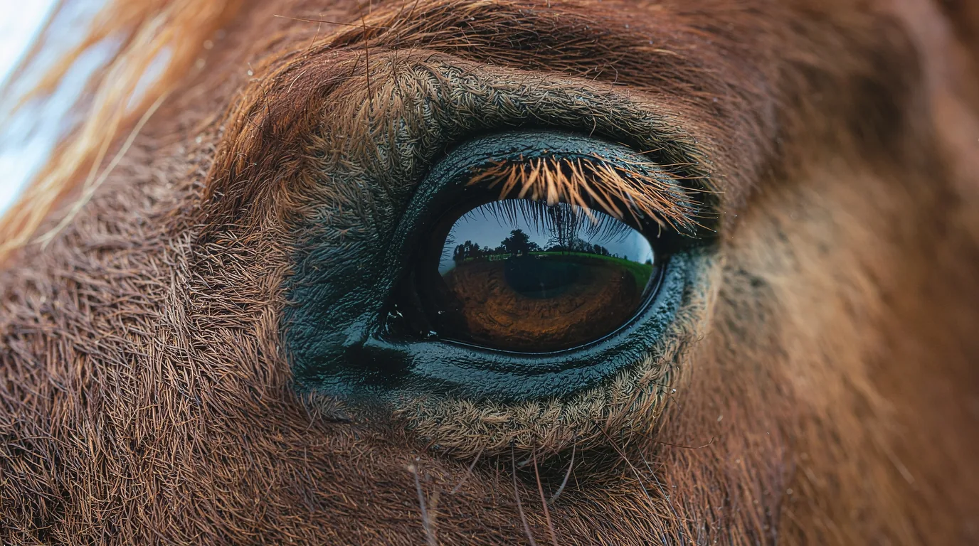 Un regard de cheval au Écurie Cœur de Phénix, Ribagnac